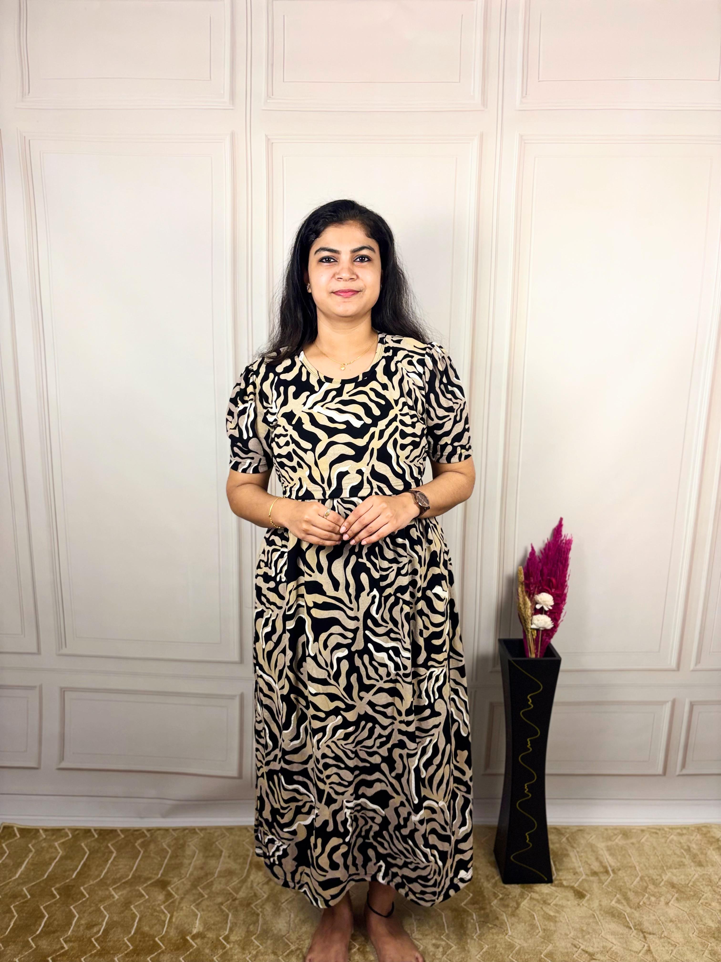 Midnight Gold Zipless Maternity Wear