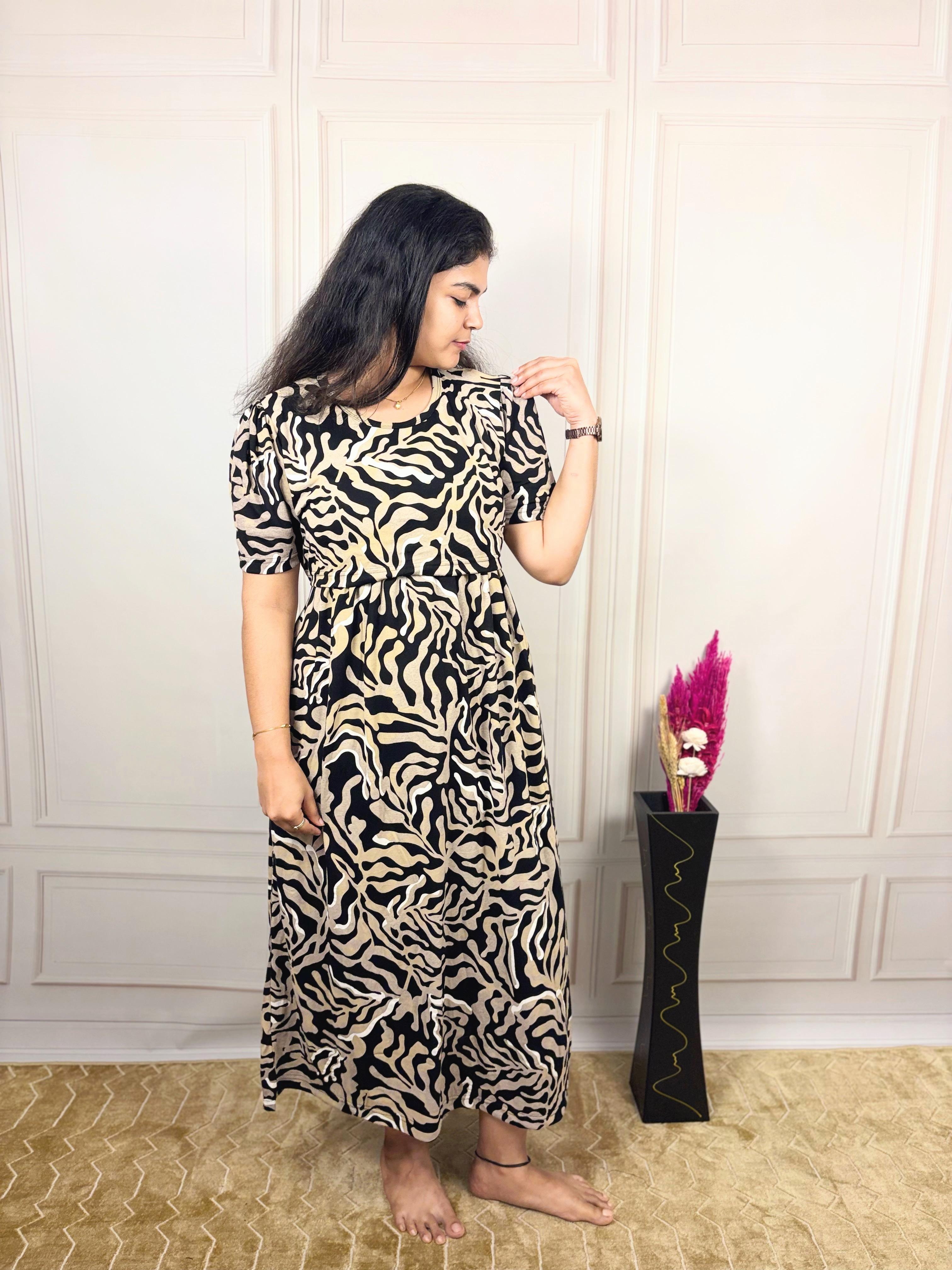 Midnight Gold Zipless Maternity Wear