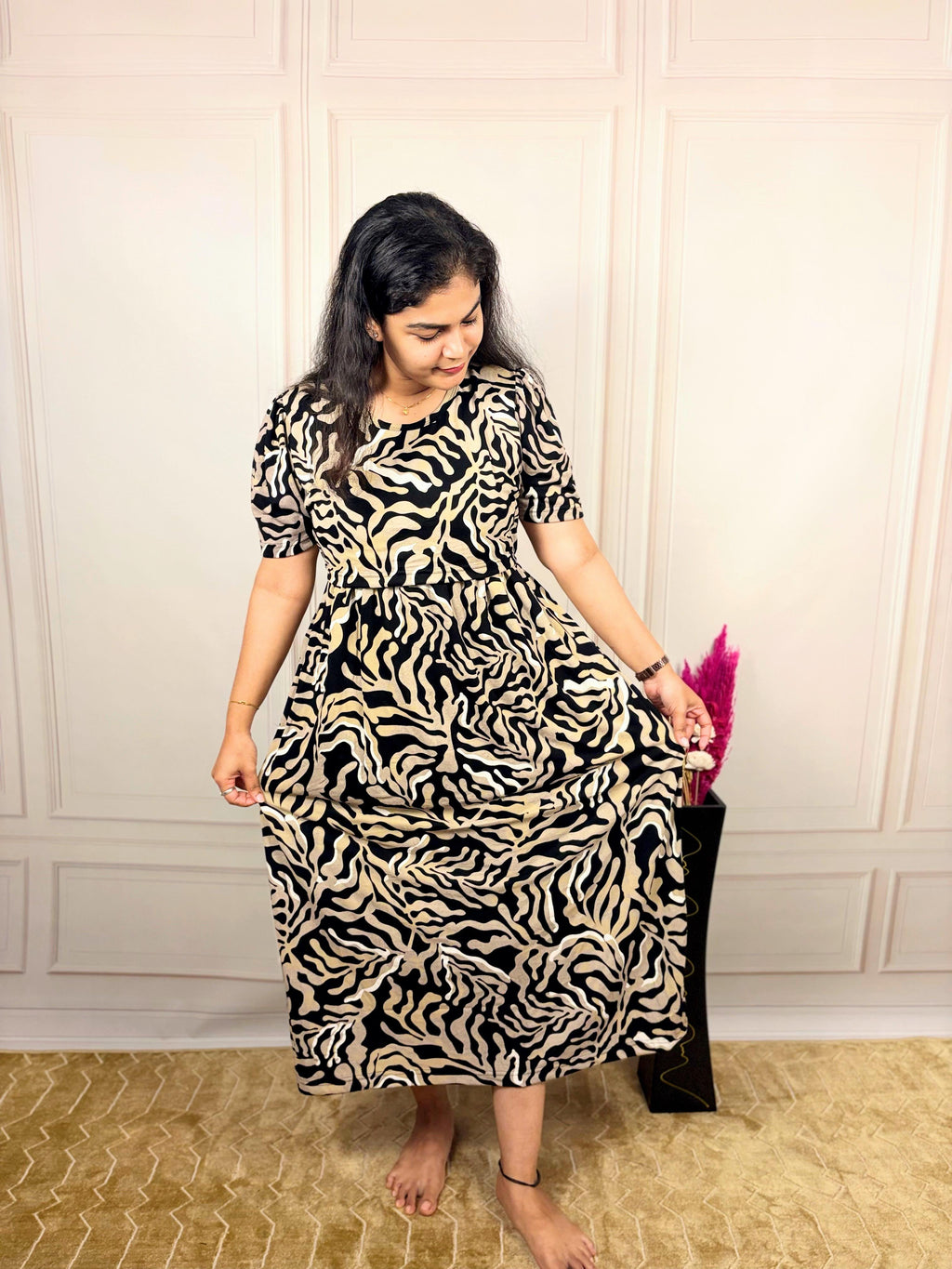 Midnight Gold Zipless Maternity Wear