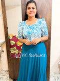 Blue Feeding frock
