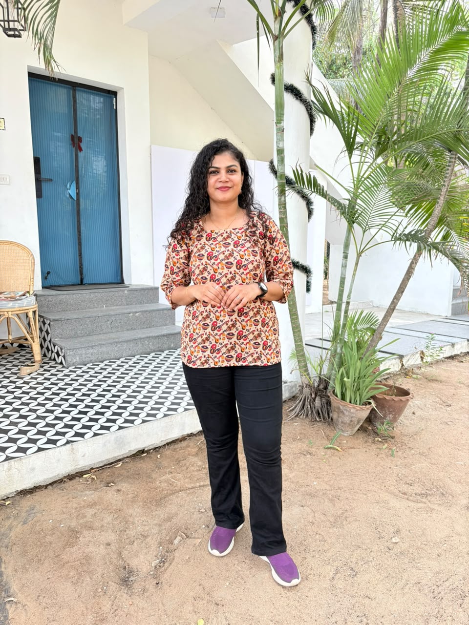 Melody Muse Printed Short Kurti