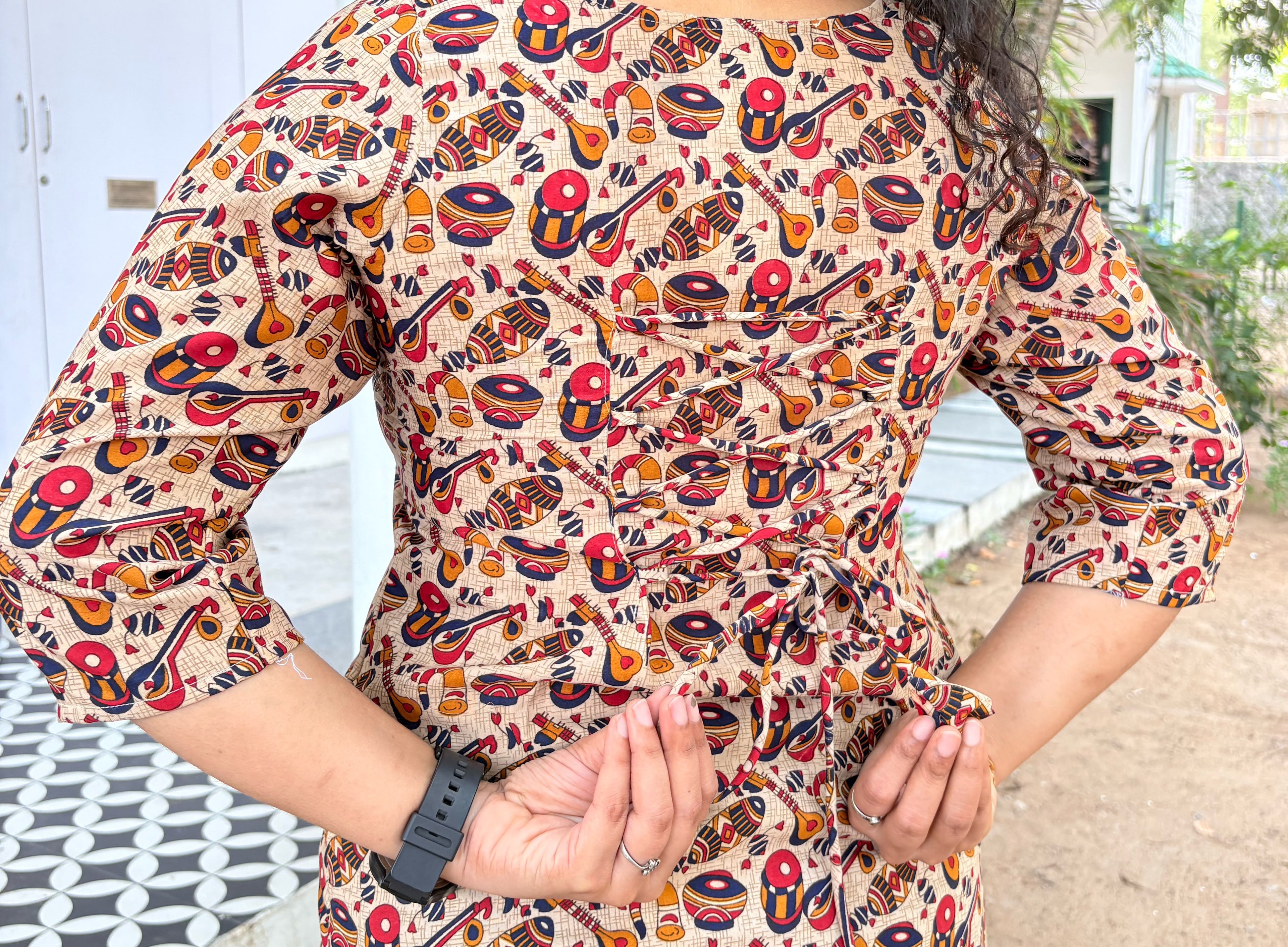 Melody Muse Printed Short Kurti